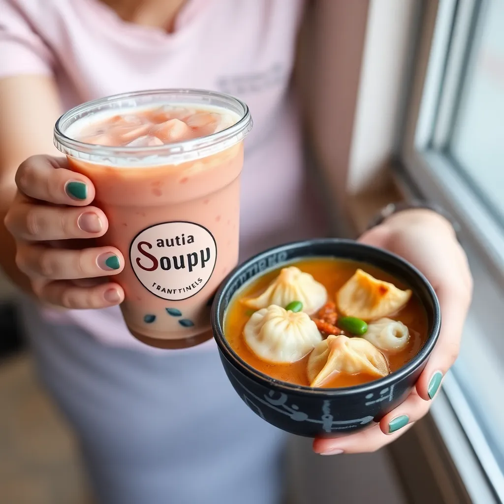Soupy Dumpling & Fancy Cuppa Bubble Tea